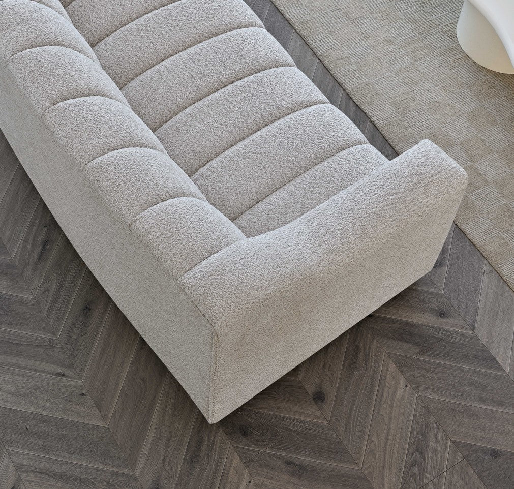The Estelle 3 Seater Sofa in Oatmeal Boucle