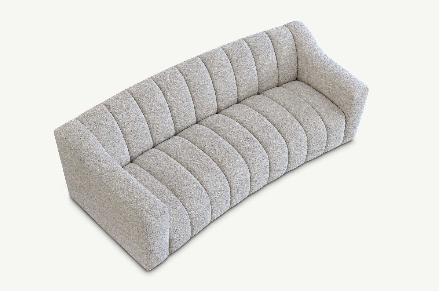 The Estelle 3 Seater Sofa in Oatmeal Boucle