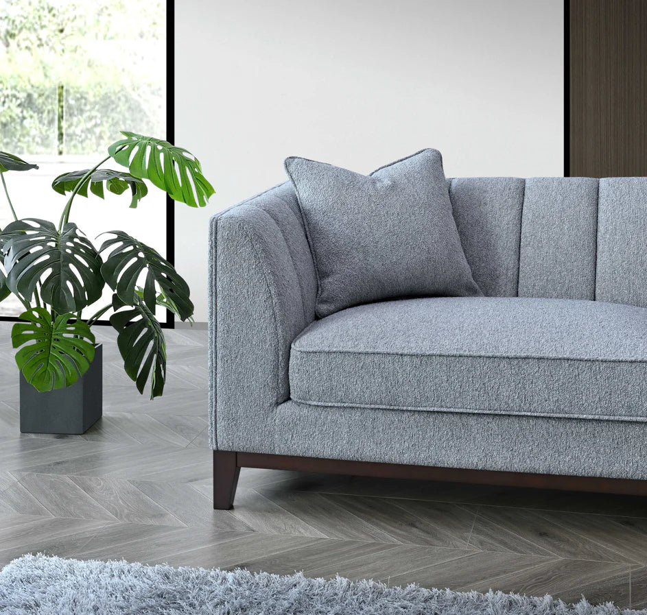 The Isla 3 Seater Sofa in Dolphin Boucle