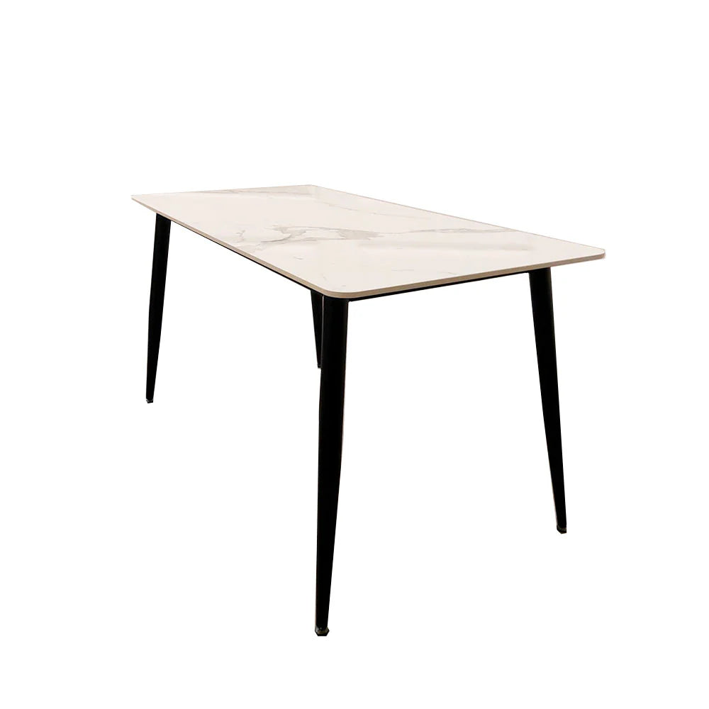 The Elen with 4 Brielle Navy Blue Chairs
