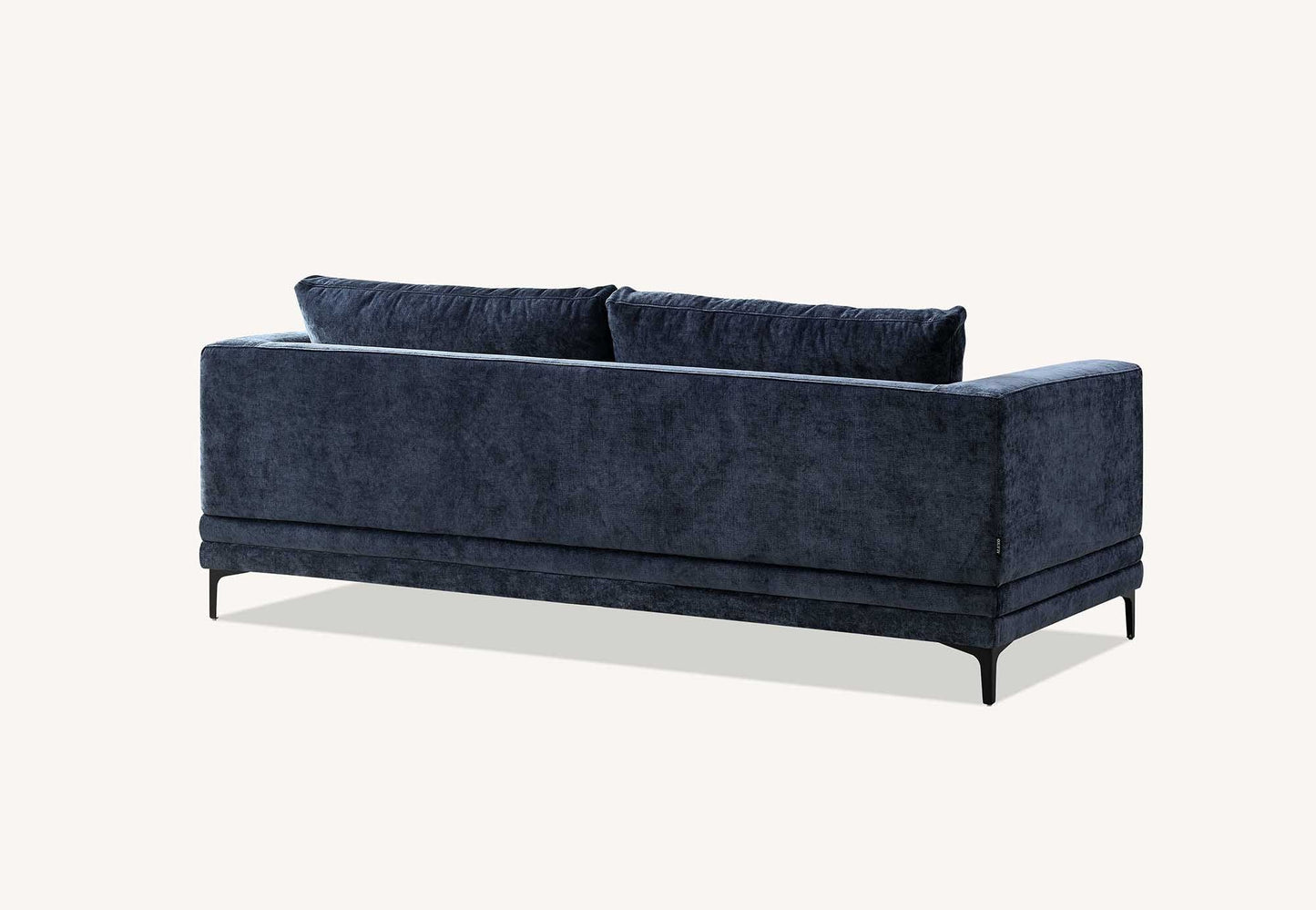 The Odessa Sofa Range in Aegean Blue Velvet