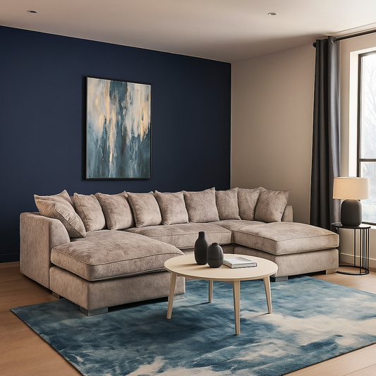 Bishop U Shape Corner Scatter Back Sofa