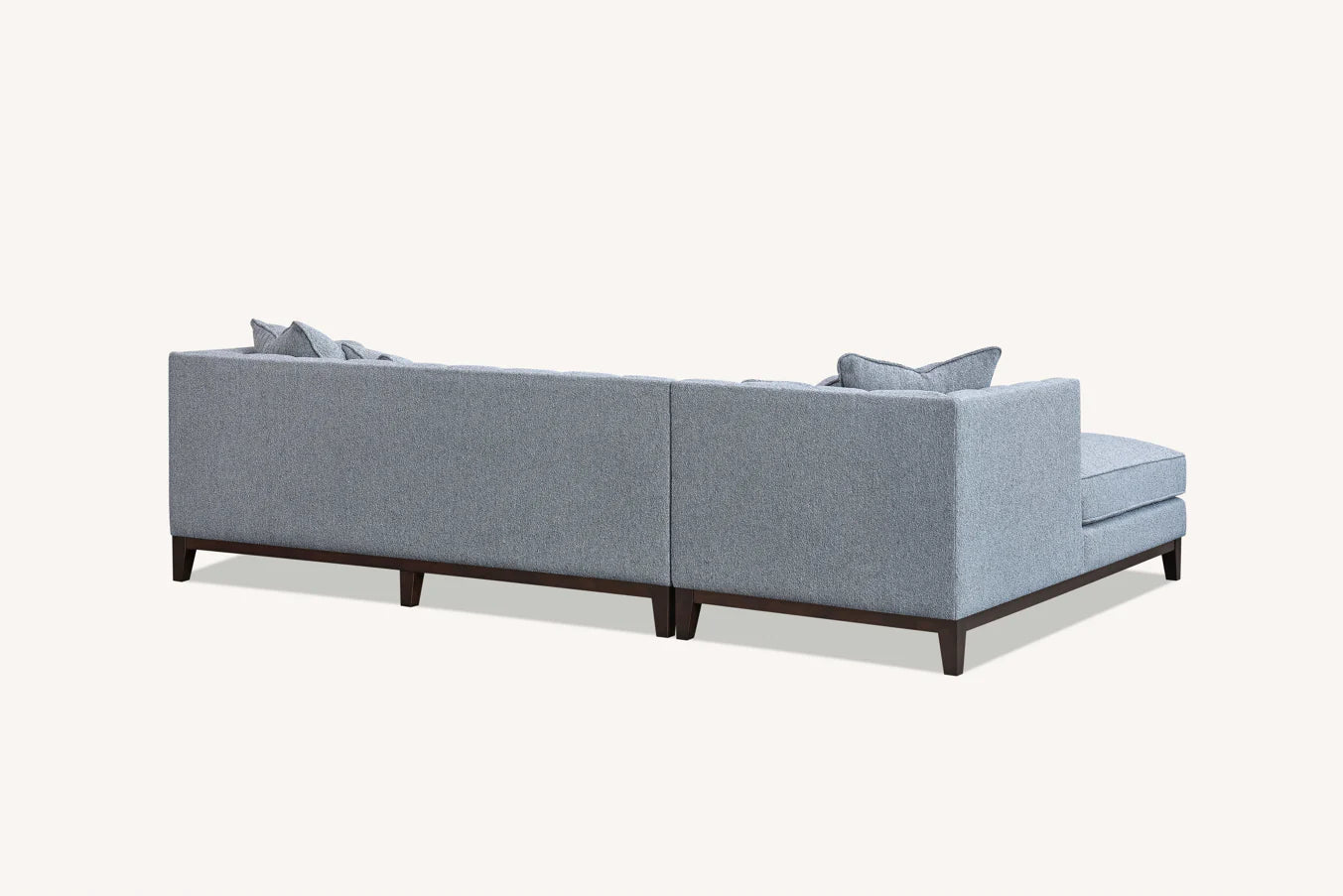 The Isla Left Hand Corner Sofa in Dolphin Boucle